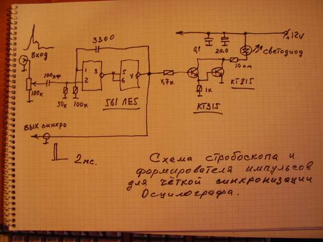 Стробоскоп для зажигания на светодиодах своими руками Стробоскоп для зажигания на светодиодах своими руками